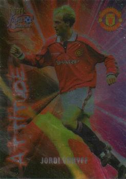 2000 Futera Fans Selection Manchester United - Foil #108 Jordi Cruyff Front