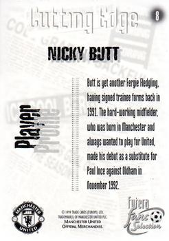 1999 Futera Manchester United Fans' Selection - Foil #8 Nicky Butt Back