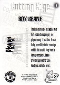 1999 Futera Manchester United Fans' Selection - Foil #9 Roy Keane Back