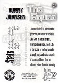 1999 Futera Manchester United Fans' Selection - Foil #22 Ronny Johnsen Back