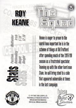 1999 Futera Manchester United Fans' Selection - Foil #25 Roy Keane Back