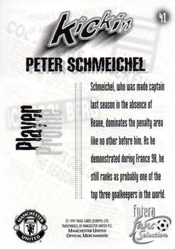 1999 Futera Manchester United Fans' Selection - Foil #41 Peter Schmeichel Back