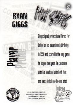 1999 Futera Manchester United Fans' Selection - Foil #52 Ryan Giggs Back