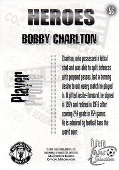 1999 Futera Manchester United Fans' Selection - Foil #56 Bobby Charlton Back
