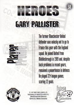 1999 Futera Manchester United Fans' Selection - Foil #58 Gary Pallister Back