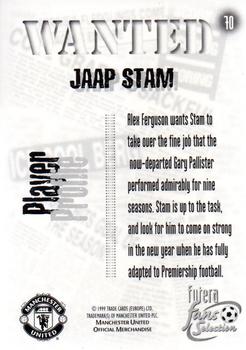 1999 Futera Manchester United Fans' Selection - Foil #70 Jaap Stam Back