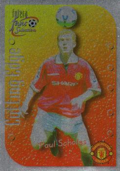 1999 Futera Manchester United Fans' Selection - Cutting Edge Foil #CE5 Paul Scholes Front