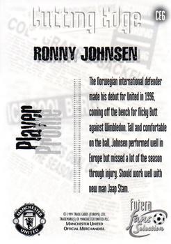 1999 Futera Manchester United Fans' Selection - Cutting Edge Foil #CE6 Ronny Johnsen Back