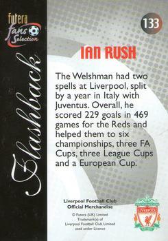 2000 Futera Fans Selection Liverpool - Fans Selection Foil #133 Ian Rush Back
