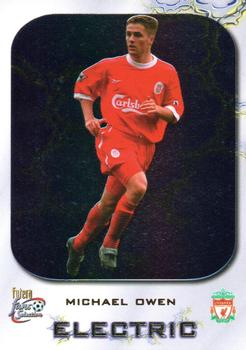 2000 Futera Fans Selection Liverpool - Electric #NNO Michael Owen Front