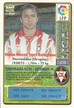 1996-97 Mundicromo Sport Las Fichas de La Liga - Ultima Hora I #372 Tejera Back