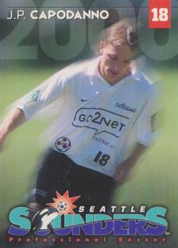 2000 Tully's Coffee Seattle Sounders #NNO J.P. Capodanno Front