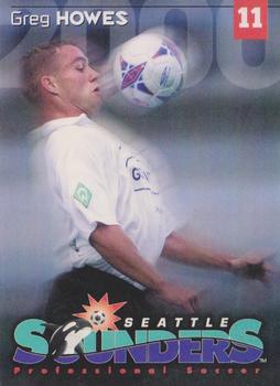 2000 Tully's Coffee Seattle Sounders #NNO Greg Howes Front