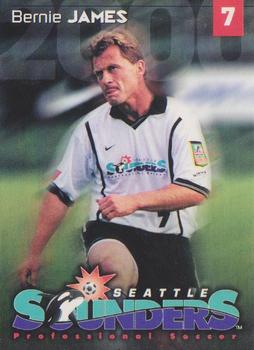 2000 Tully's Coffee Seattle Sounders #NNO Bernie James Front