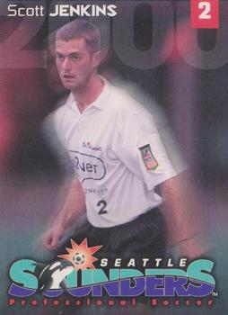 2000 Tully's Coffee Seattle Sounders #NNO Scott Jenkins Front