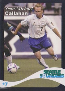 2005 MAD Pizza Seattle Sounders #NNO Sean-Michael Callahan Front