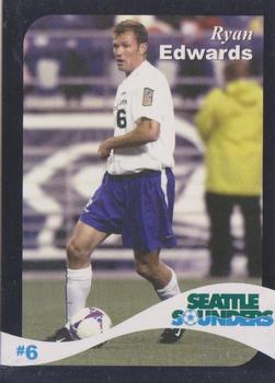 2005 MAD Pizza Seattle Sounders #NNO Ryan Edwards Front