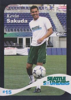 2005 MAD Pizza Seattle Sounders #NNO Kevin Sakuda Front