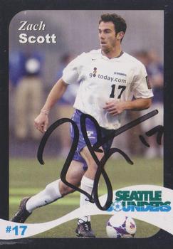 2005 MAD Pizza Seattle Sounders #NNO Zach Scott Front