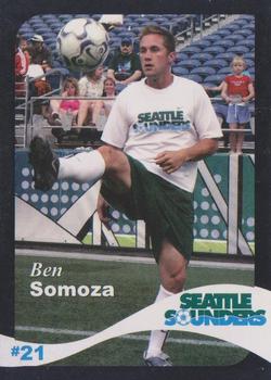 2005 MAD Pizza Seattle Sounders #NNO Ben Somoza Front
