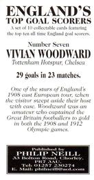 2002 Philip Neill England's Top Goal Scorers #7 Vivian Woodward Back
