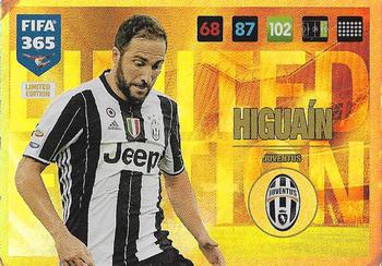 2016-17 Panini Adrenalyn XL FIFA 365 - Limited Editions #NNO Gonzalo Higuain Front