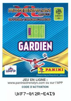 2016-17 Panini Adrenalyn XL Ligue 1 #228 Laurent Pionnier Back