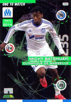2015-16 Panini Adrenalyn XL Ligue 1 #215 Michy Batshuayi Front