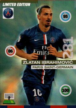 2015-16 Panini Adrenalyn XL Ligue 1 - Limited Edition #NNO Zlatan Ibrahimović Front