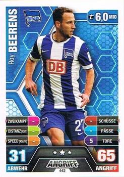 2014-15 Topps Match Attax Bundesliga Extra #442 Roy Beerens Front