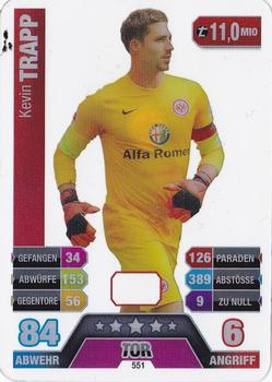 2014-15 Topps Match Attax Bundesliga Extra #551 Kevin Trapp Front