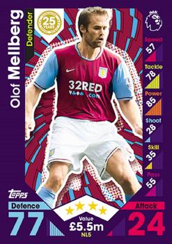 2016-17 Topps Match Attax Premier League Extra - Nordic 25 Years Super Team #NL5 Olof Mellberg Front