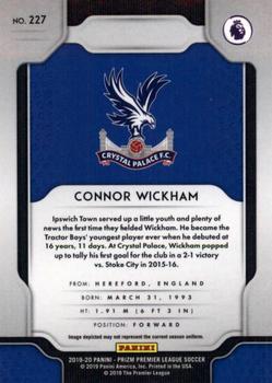 2019-20 Panini Prizm Premier League #227 Connor Wickham Back