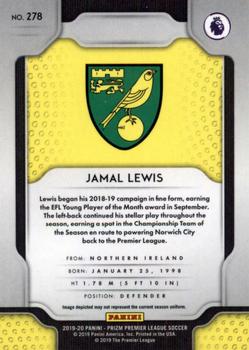 2019-20 Panini Prizm Premier League #278 Jamal Lewis Back