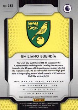 2019-20 Panini Prizm Premier League #283 Emiliano Buendia Back