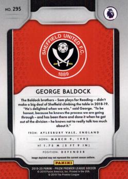 2019-20 Panini Prizm Premier League #295 George Baldock Back