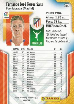 2016-17 Panini Megacracks #75 Fernando Torres Back