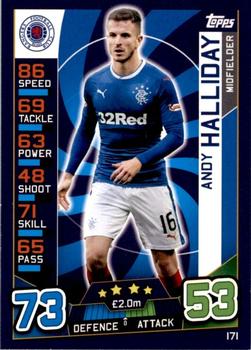 2016-17 Topps Match Attax SPFL #171 Andy Halliday Front