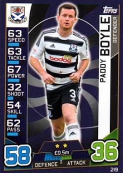 2016-17 Topps Match Attax SPFL #219 Paddy Boyle Front
