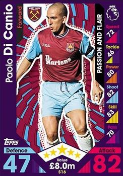 2016-17 Topps Match Attax Premier League - Legends #S16 Paolo Di Canio Front