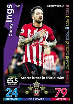 2018-19 Topps On-Demand Match Attax Premier League #OD84 Danny Ings Front