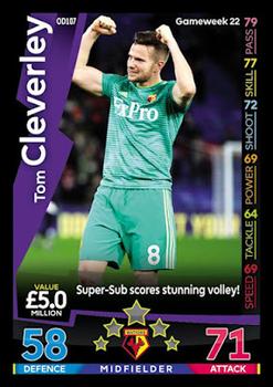 2018-19 Topps On-Demand Match Attax Premier League #OD107 Tom Cleverley Front