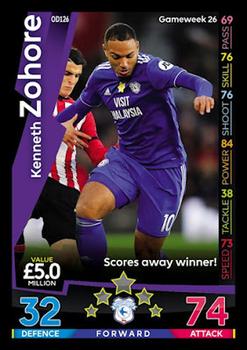 2018-19 Topps On-Demand Match Attax Premier League #OD126 Kenneth Zohore Front