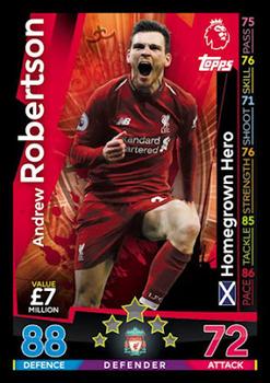 2018-19 Topps On-Demand Match Attax Premier League - Homegrown Heroes #NNO Andrew Robertson Front
