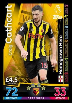 2018-19 Topps On-Demand Match Attax Premier League - Homegrown Heroes #NNO Craig Cathcart Front