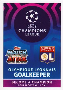 2018-19 Topps On-Demand Match Attax UEFA Champions League #OD 10 Anthony Lopes Back
