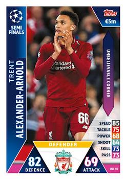 2018-19 Topps On-Demand Match Attax UEFA Champions League #OD 40 Trent Alexander-Arnold Front