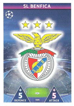2019 Topps Match Attax UEFA Champions League Road To Madrid 19 - SL Benfica #SLB1 Club Badge Front