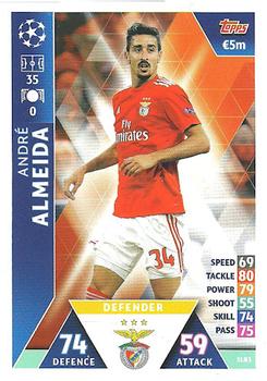 2019 Topps Match Attax UEFA Champions League Road To Madrid 19 - SL Benfica #SLB3 André Almeida Front