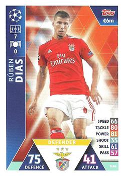 2019 Topps Match Attax UEFA Champions League Road To Madrid 19 - SL Benfica #SLB6 Rúben Dias Front
